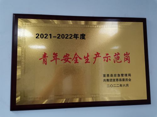 6.2021-2022年度 青年安全生产示范岗（洞坪）